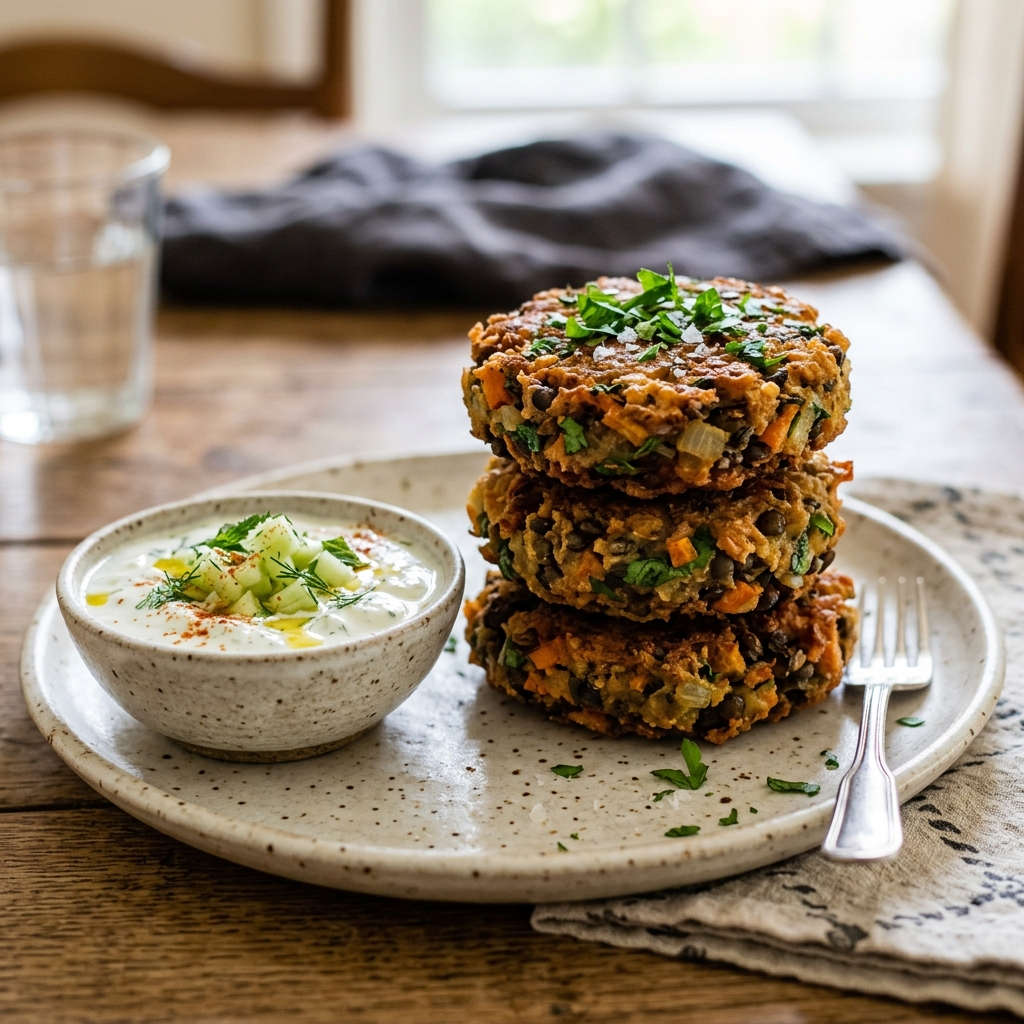 Crispy Lentil Patties