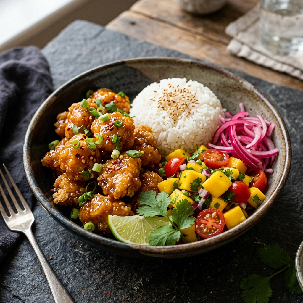 The Cut — Crispy Orange Glazed Chicken Bowl Vol. 2