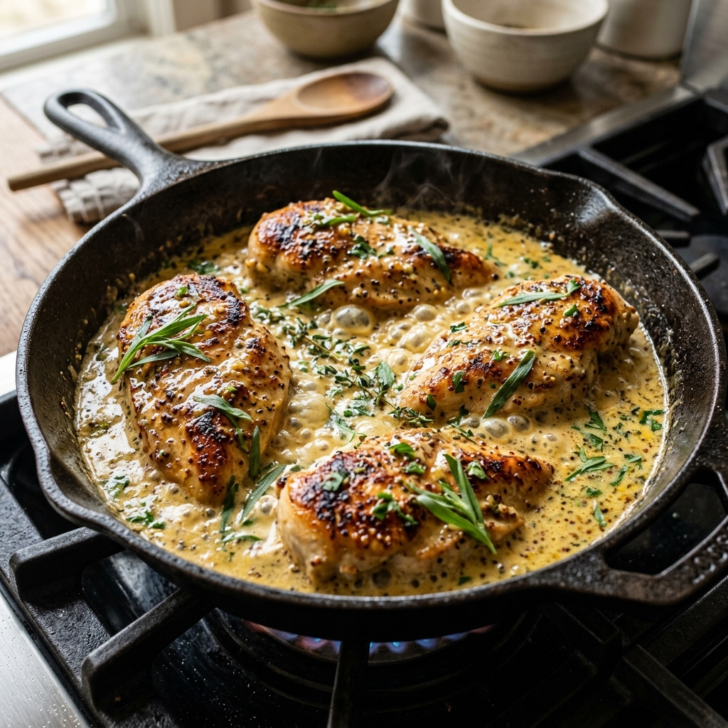 Honey Mustard Chicken Skillet