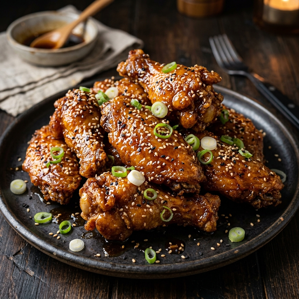 Honey Soy Garlic Chicken Wings