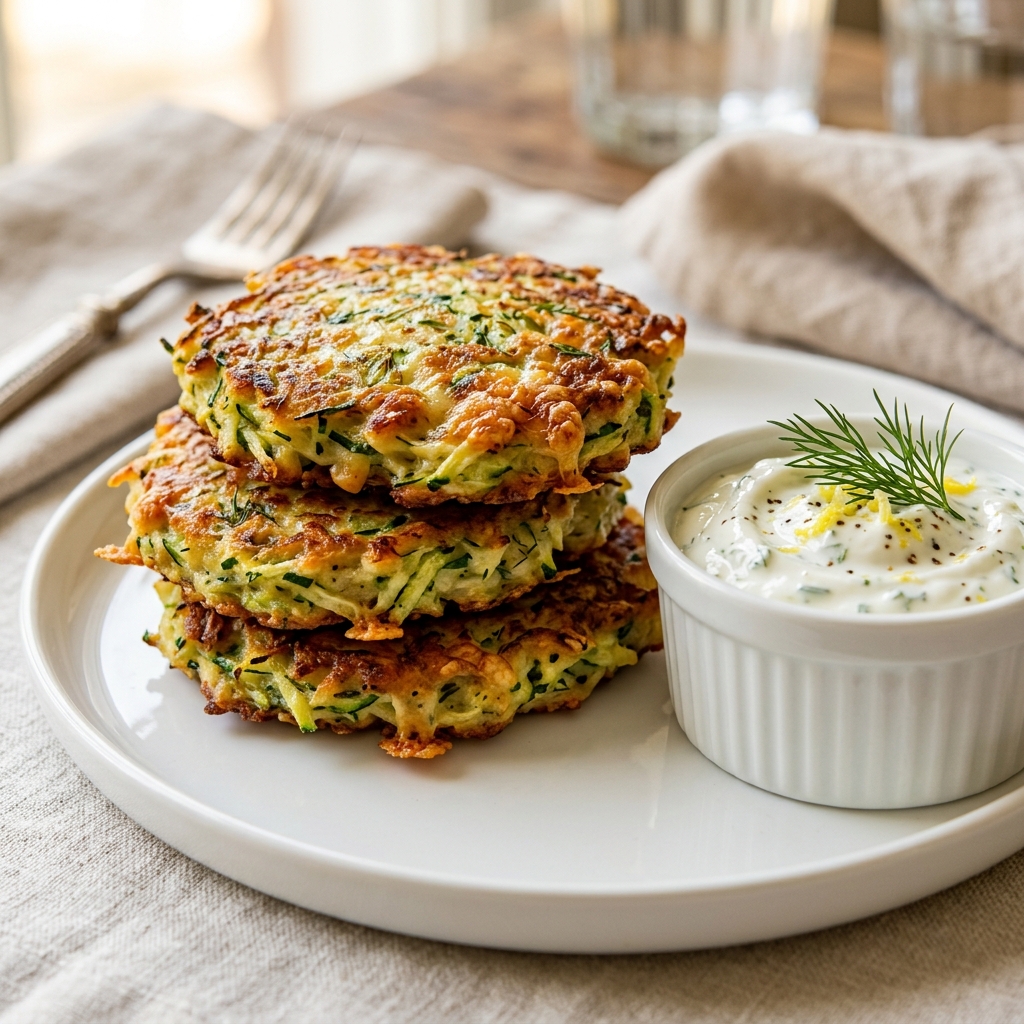 Parmesan Zucchini Fritters