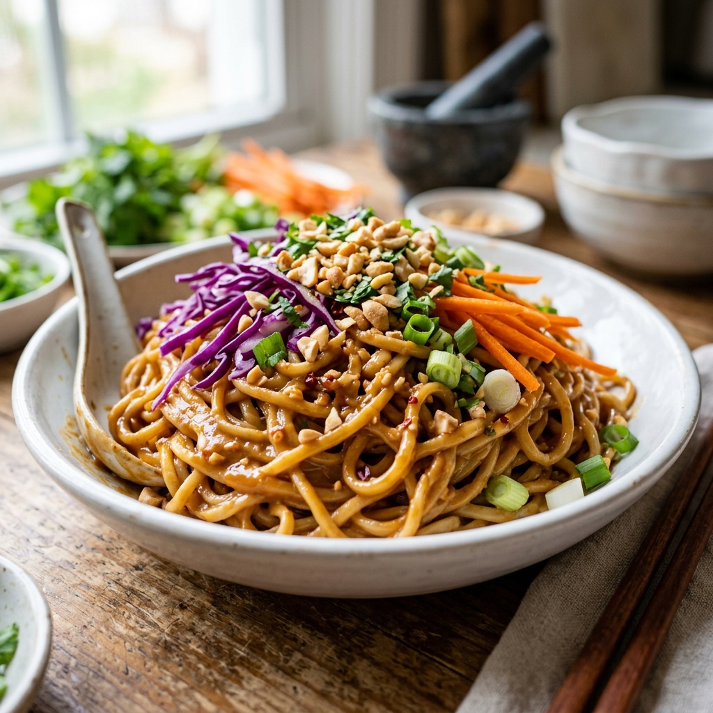 Spicy Peanut Noodles